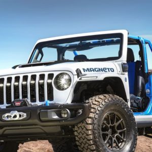 Jeep unveils a prototype electric Wrangler concept