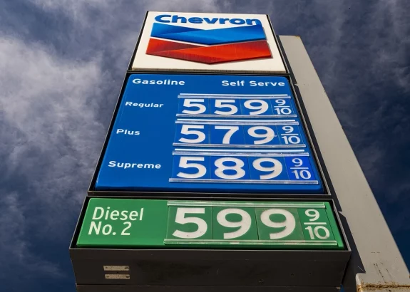 Chevron threatening to leave California