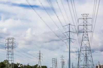 Power lines in Houston